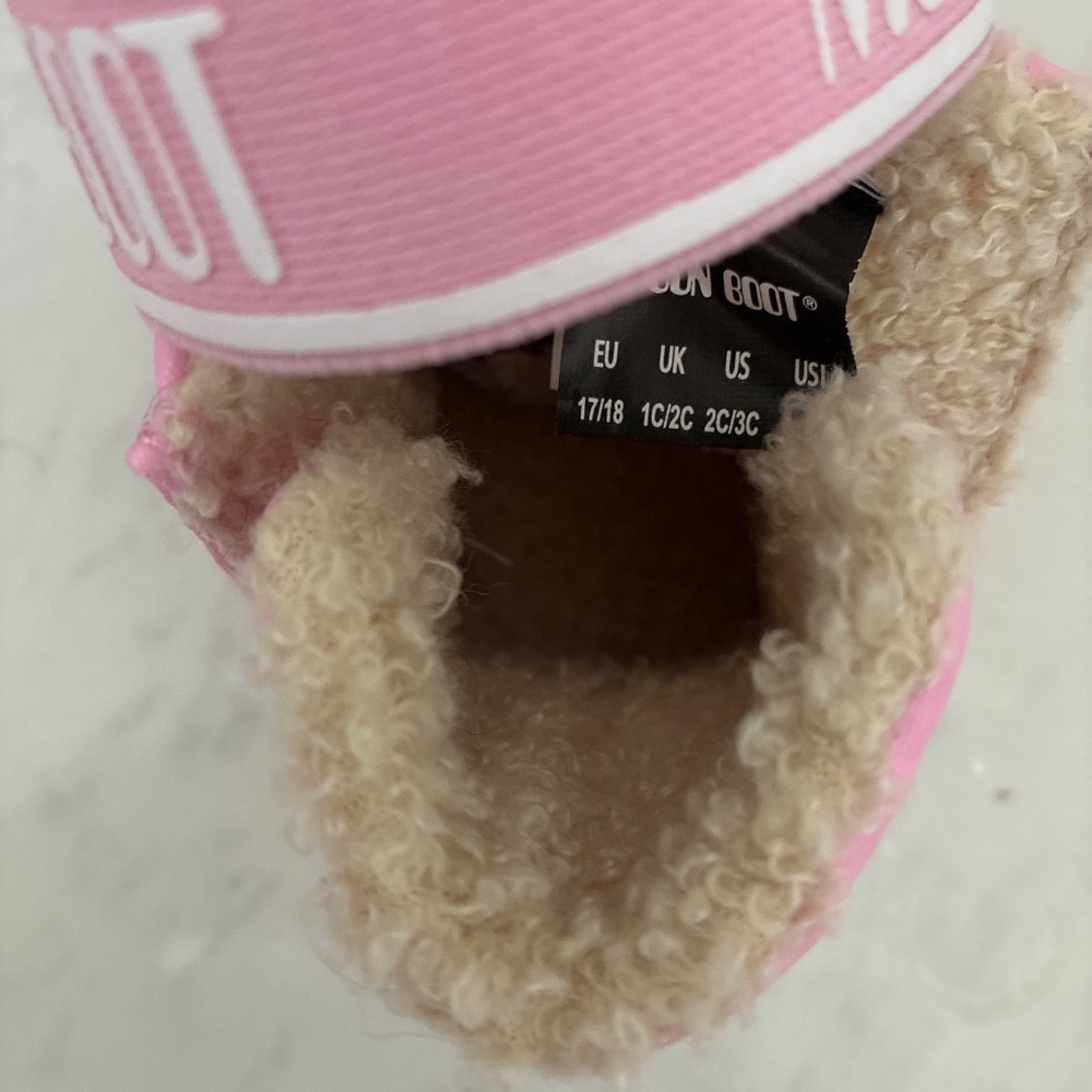 Infant pink Original Moon Boot - Picture 4 of 4